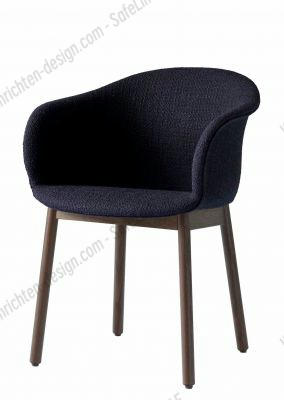 Elefy Lounge Chair JH31 Armchair Wooden Frame / Upholstered AndTradition